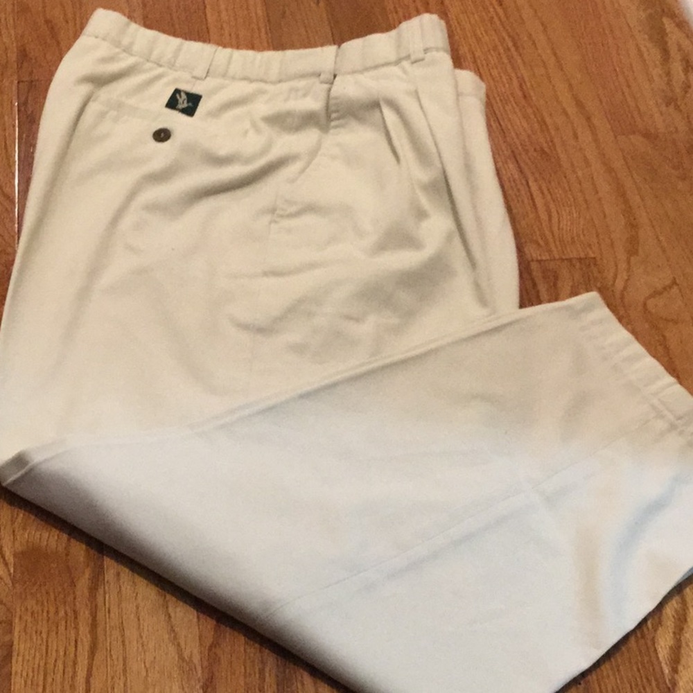 👍 Bert Pulitzer~~Tan Pleated front Pants 36/30 👍